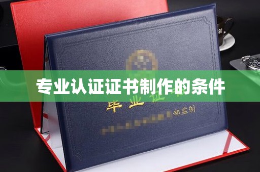 山东专业认证证书制作的条件